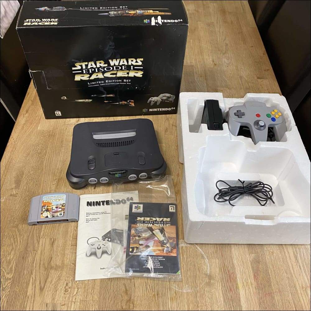 Buy N64 console boxed Star Wars racer limited edition -@ 8BitBeyond Buy N64 console boxed Star Wars racer limited edition -@ 8BitBeyond